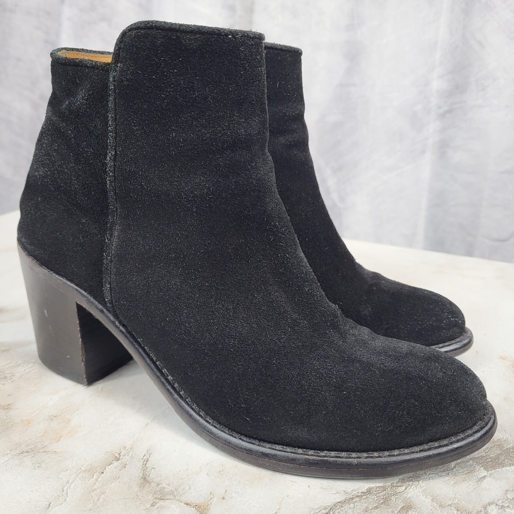 Barneys New York Suede Western Cowgirl Boots Women's Size 7/37
